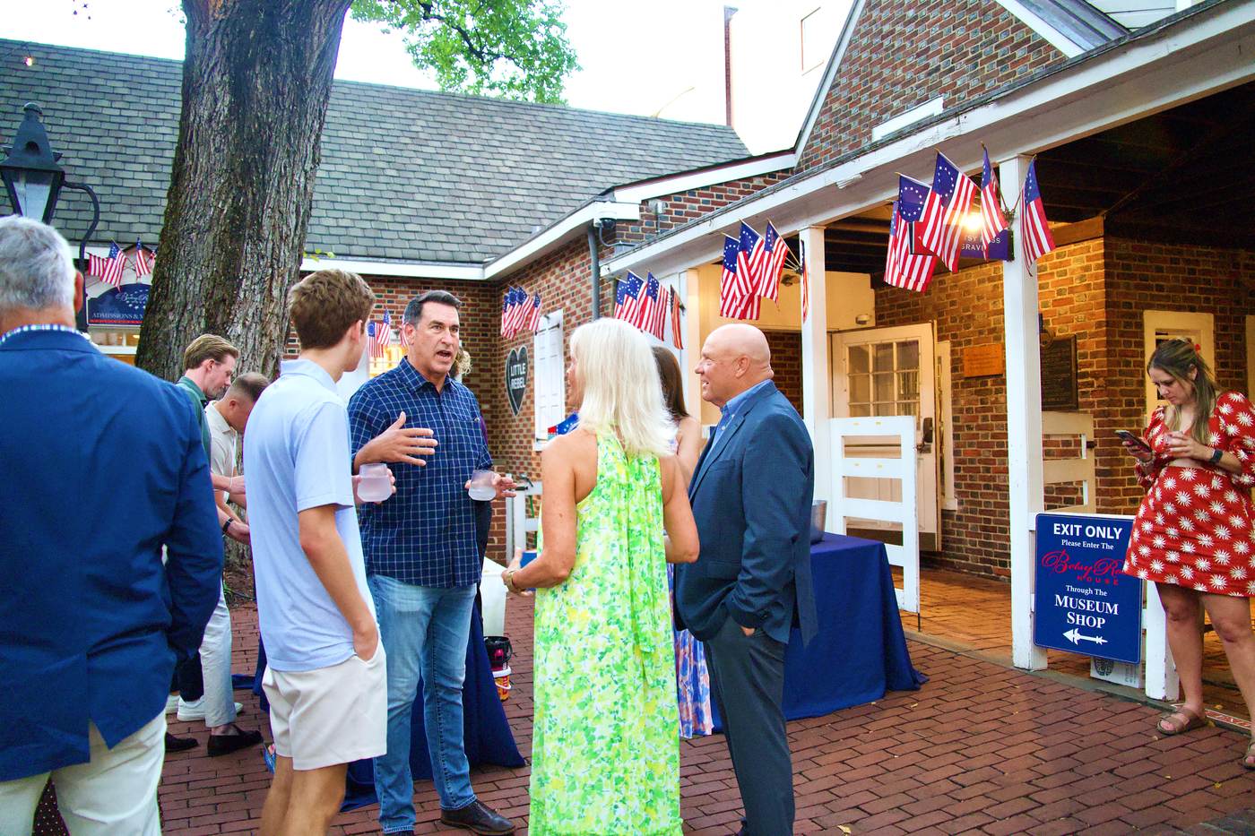 Chandler & Eli, Betsy Ross House, 7:19 PM, photograph 056 by Max Bender