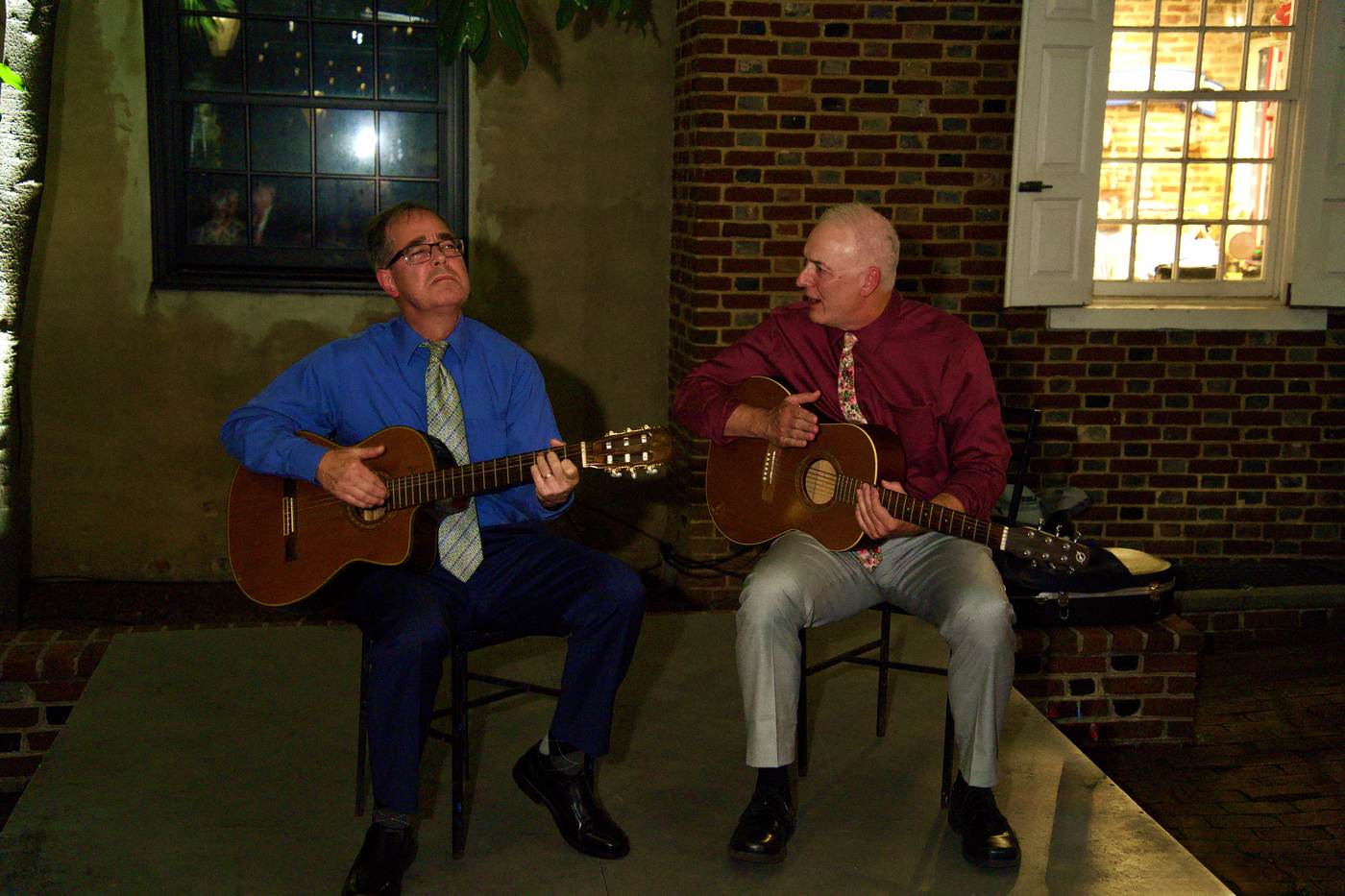 Chandler & Eli, Betsy Ross House, 7:45 PM, photograph 065 by Max Bender