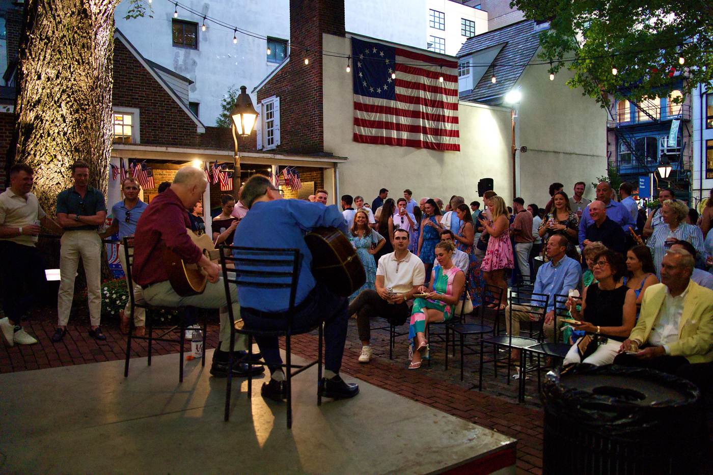 Chandler & Eli, Betsy Ross House, 7:36 PM, photograph 070 by Max Bender