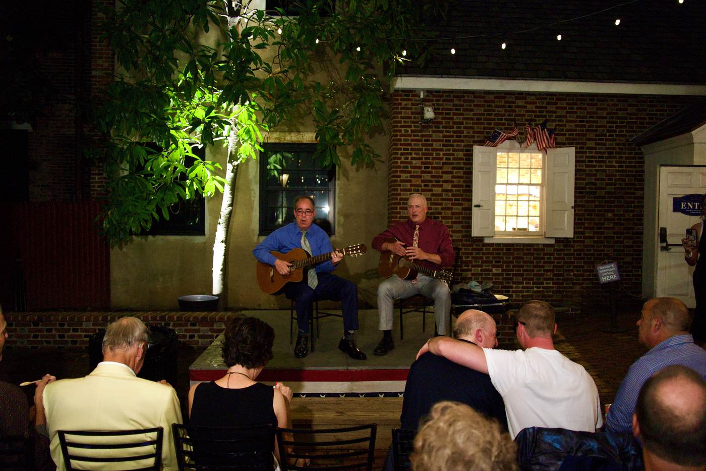 Chandler & Eli, Betsy Ross House, 7:47 PM, photograph 077 by Max Bender