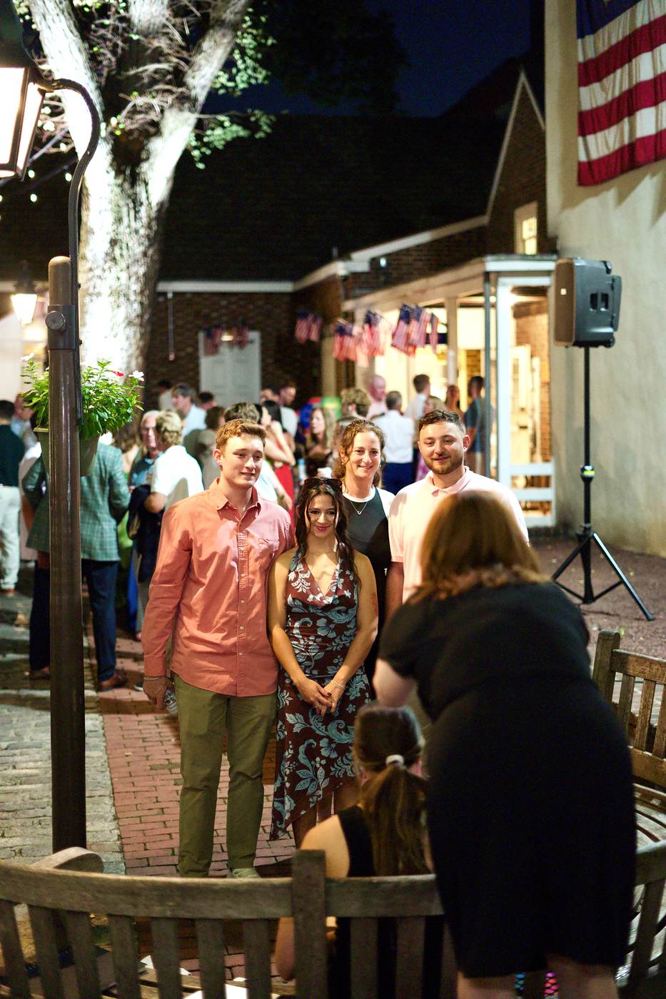 Chandler & Eli, Betsy Ross House, 8:27 PM, photograph 112 by Max Bender