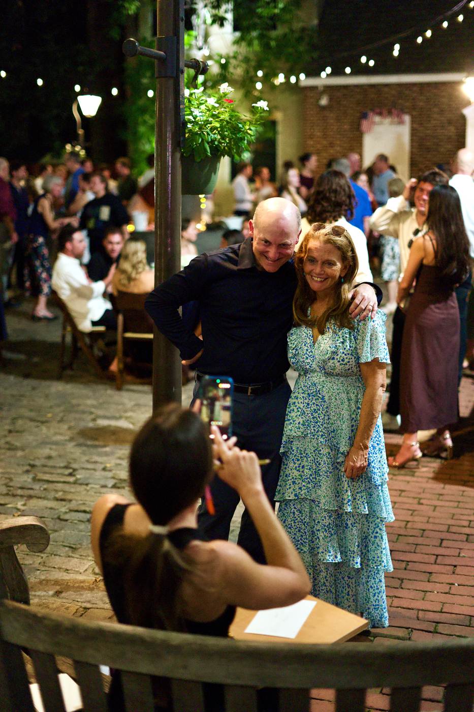 Chandler & Eli, Betsy Ross House, 8:54 PM, photograph 131 by Max Bender