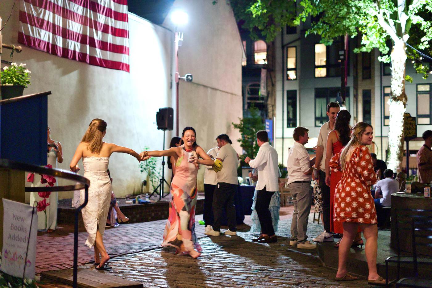 Chandler & Eli, Betsy Ross House, 9:55 PM, photograph 176 by Max Bender