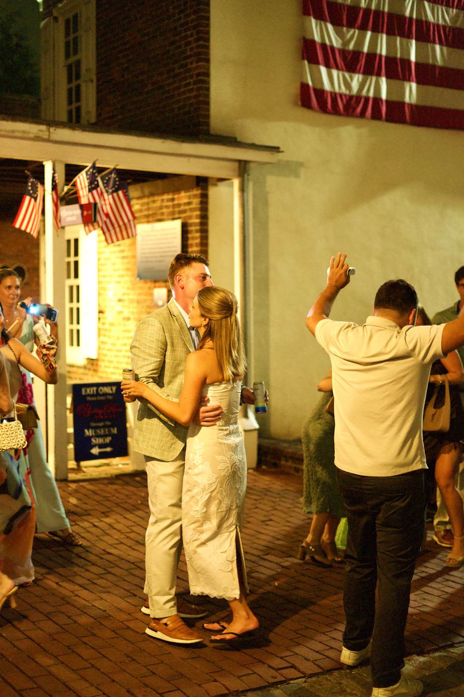Chandler & Eli, Betsy Ross House, 9:57 PM, photograph 180 by Max Bender