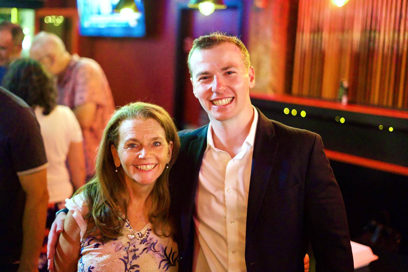 Chandler & Eli, Buffalo Billiards, 10:30 PM, photograph 121 by Max Bender